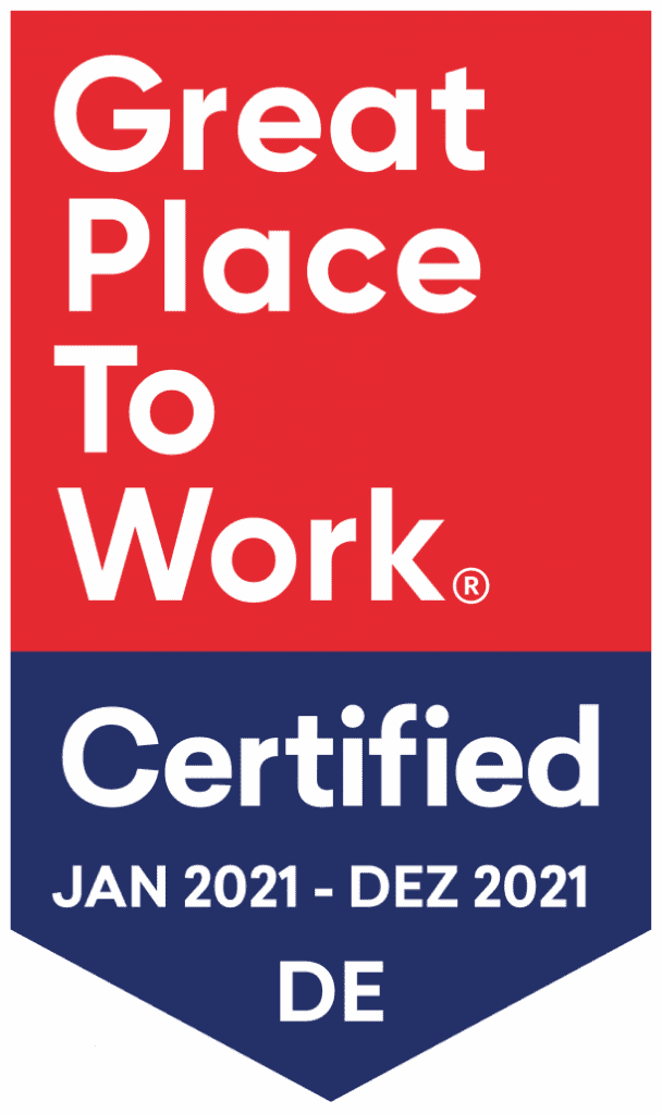 Auch für 2021 ist die NEUMÜLLER Ingenieurbüro GmbH ein zertifizierter Arbeitgeber von Great Place to Work®.